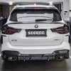 SOOQOO BMW X3 G01 LCI Rear Diffuser In Prepreg Carbon Fiber