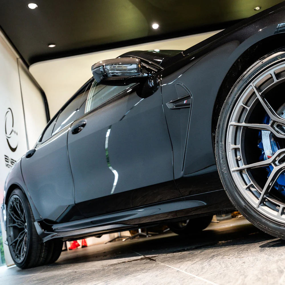 BMW M8 GRAN COUPE F93 / G16 SQ STYLE DRY CARBON FIBER SIDE SKIRTS