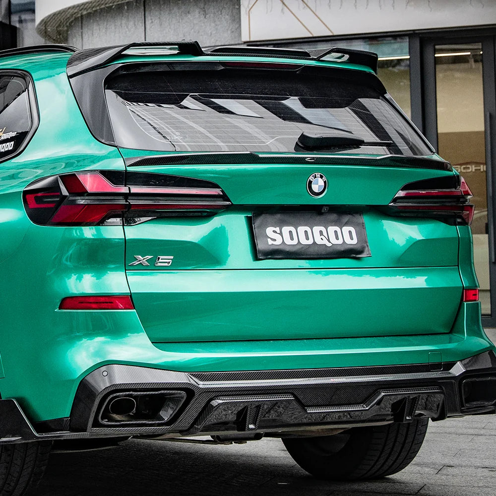 SOOQOO BMW X5 G05 Rear Diffuser In Prepreg Carbon Fiber