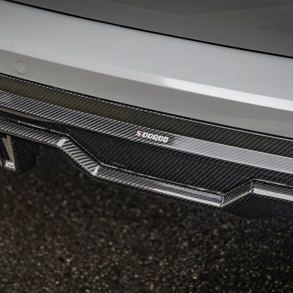 SOOQOO BMW X5 G05 Rear Diffuser In Prepreg Carbon Fiber