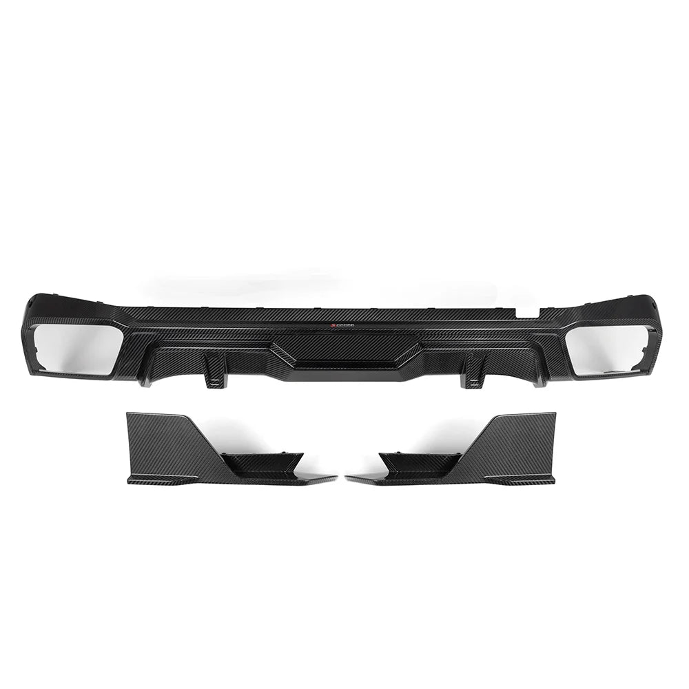 SOOQOO BMW X5 G05 Rear Diffuser In Prepreg Carbon Fiber