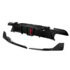 SOOQOO BMW X6M F96 Rear Diffuser W/Brake Light In Prepreg Carbon FIber