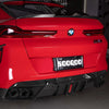 SOOQOO BMW X6M F96 Rear Diffuser W/Brake Light In Prepreg Carbon FIber