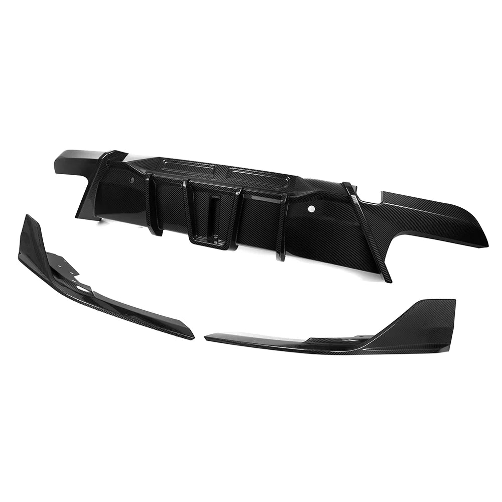 SOOQOO BMW X6M F96 Rear Diffuser In Prepreg Carbon Fiber