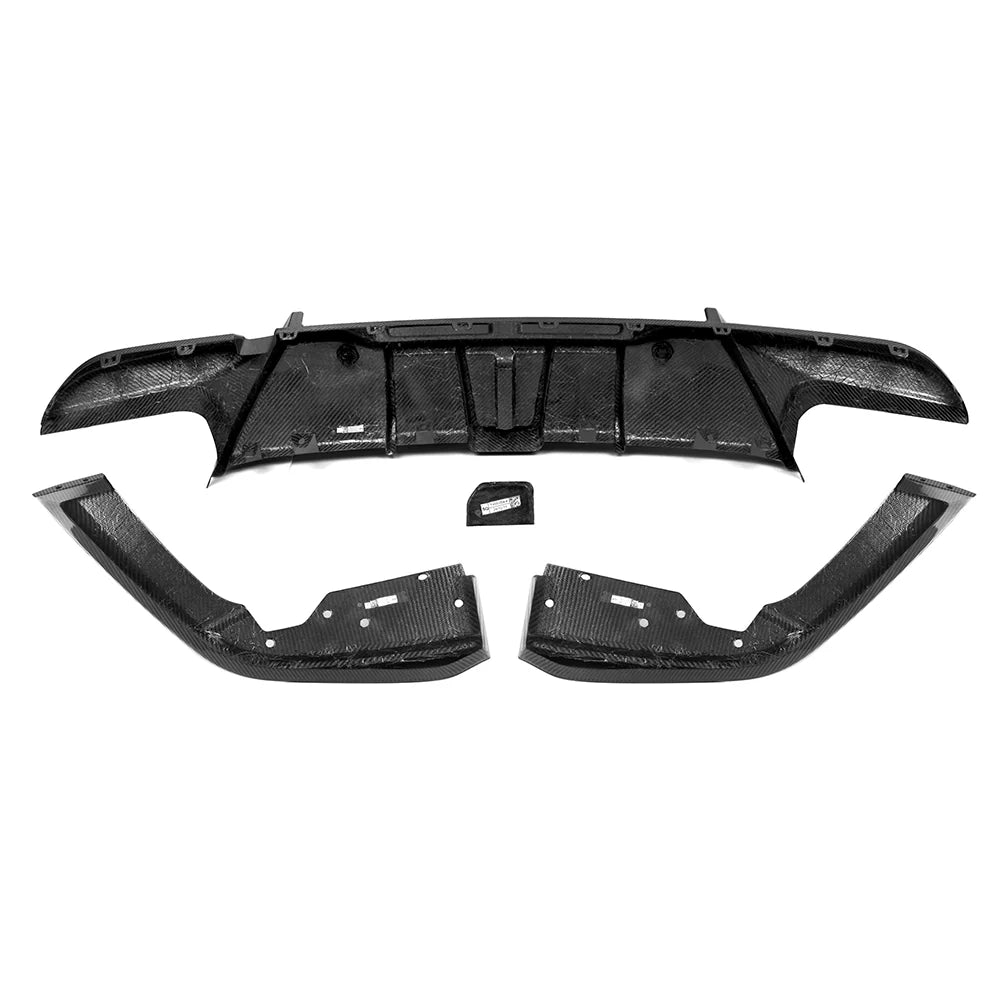 SOOQOO BMW X6M F96 Rear Diffuser In Prepreg Carbon Fiber