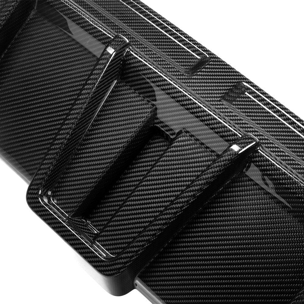 SOOQOO BMW X6M F96 Rear Diffuser In Prepreg Carbon Fiber
