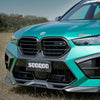 SOOQOO BMW X5M F95 LCI Front Lip In Prepreg Carbon Fiber