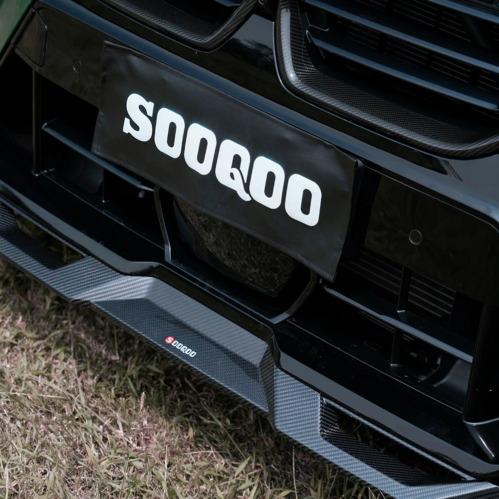 SOOQOO BMW X5M F95 LCI Front Lip In Prepreg Carbon Fiber