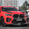 SOOQOO BMW X6M F96 LCI Front Lip In Prepreg Carbon Fiber