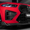 SOOQOO BMW X6M F96 LCI Front Lip In Prepreg Carbon Fiber