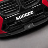 SOOQOO BMW X6M F96 LCI Front Lip In Prepreg Carbon Fiber