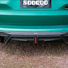 SOOQOO BMW X5M F95 Rear Diffuser W/Brake Light In Prepreg Carbon Fiber