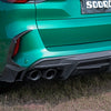 SOOQOO BMW X5M F95 Rear Diffuser W/Brake Light In Prepreg Carbon Fiber