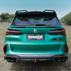 SOOQOO BMW X5M F95 Facelift Rear Bumper Insert In Prepreg Carbon Fiber