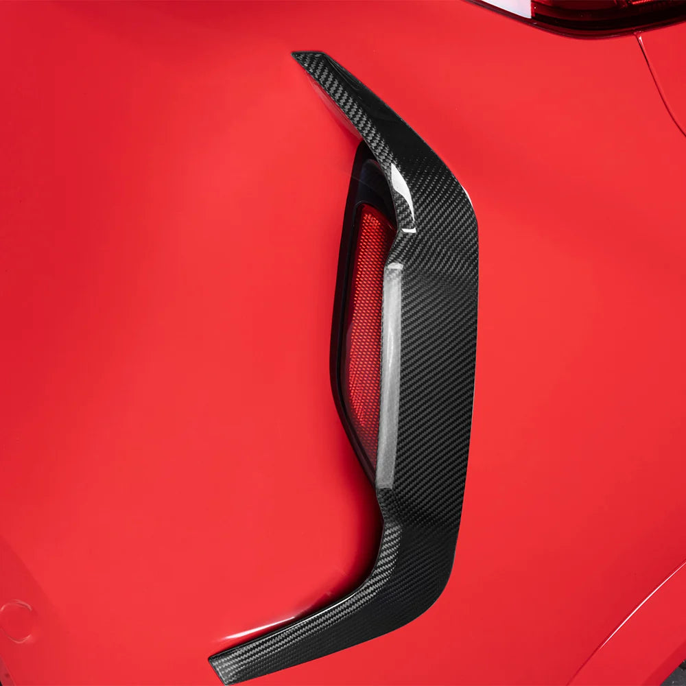 SOOQOO BMW X6M F96 Rear Bumper Insert In Prepreg Carbon Fiber