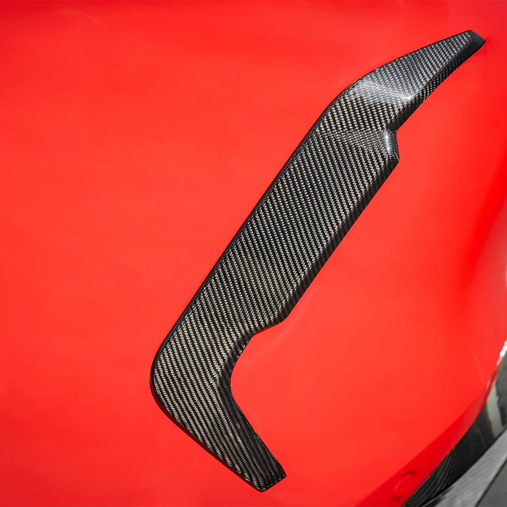 SOOQOO BMW X6M F96 Rear Bumper Insert In Prepreg Carbon Fiber