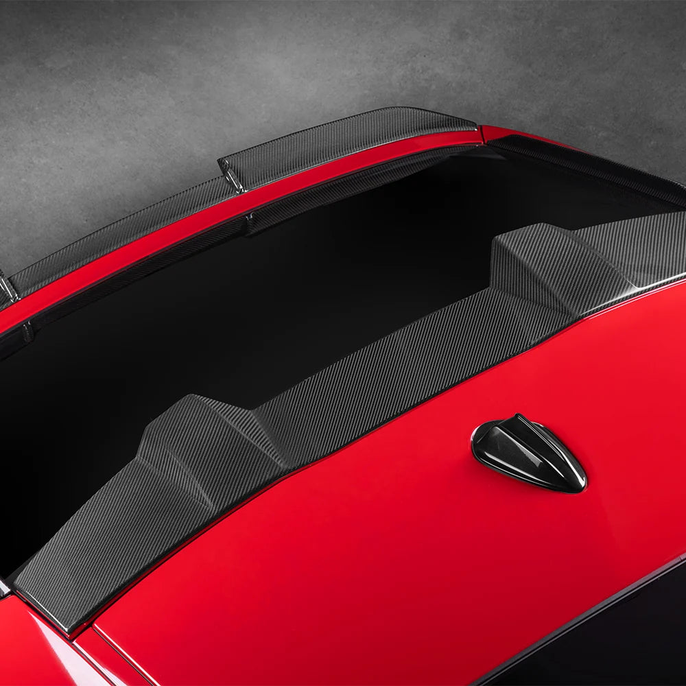 SOOQOO BMW X6M F96 Roof Spoiler In Prepreg Carbon Fiber