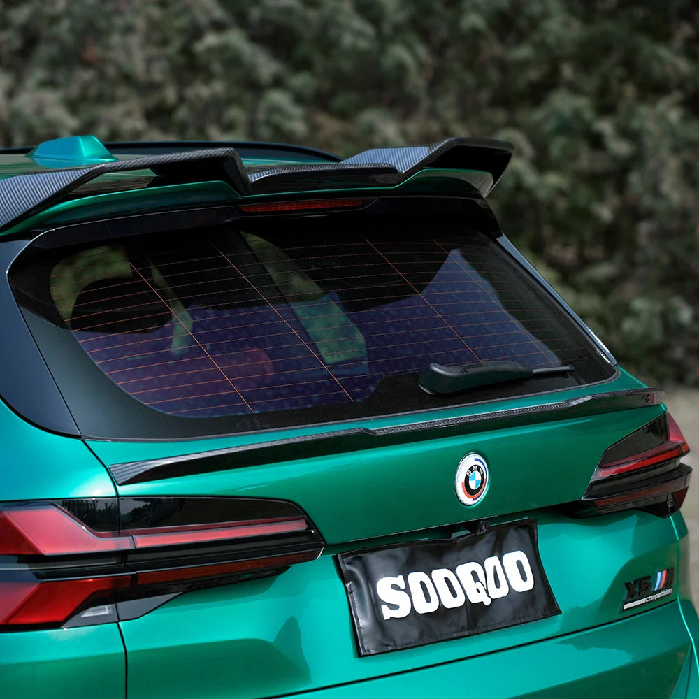 SOOQOO BMW X5M F95 Trunk Spoiler In Prepreg Carbon Fiber
