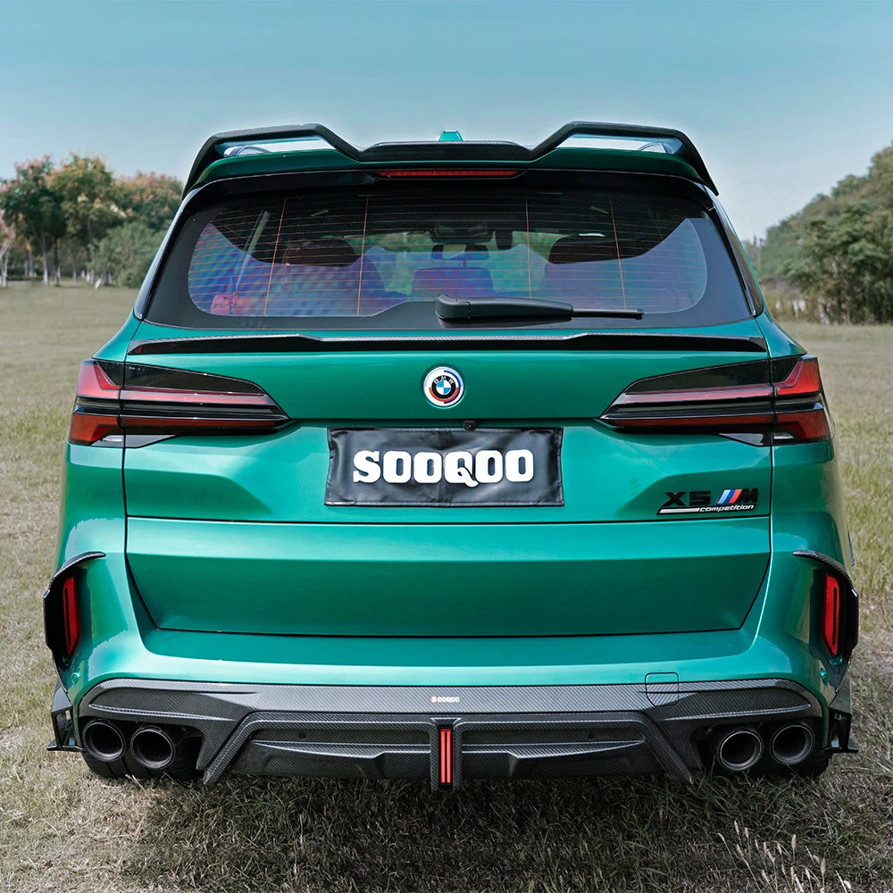 SOOQOO BMW X5M F95 Trunk Spoiler In Prepreg Carbon Fiber