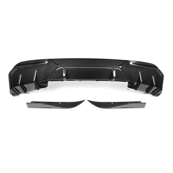 SOOQOO BMW I4 G26 Rear Diffuser In Prepreg Carbon Fiber