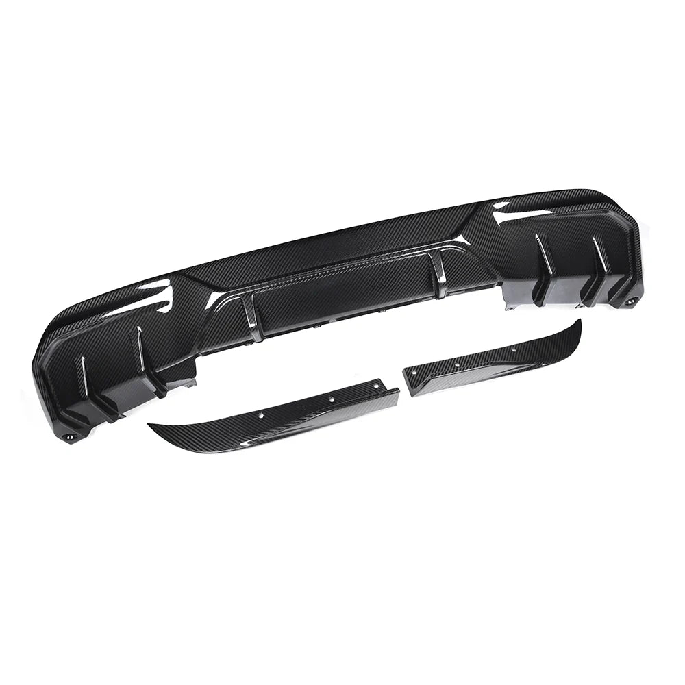 SOOQOO BMW I4 G26 Rear Diffuser In Prepreg Carbon Fiber