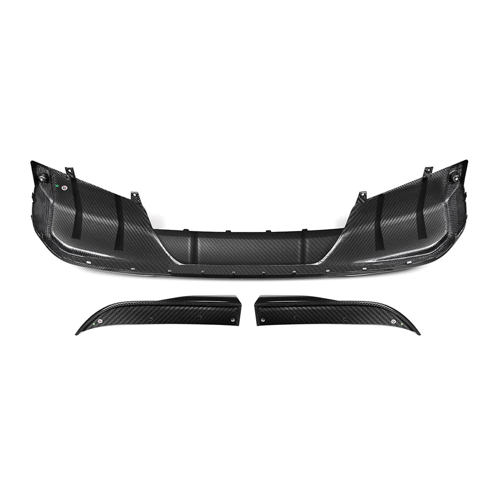 SOOQOO BMW I4 G26 Rear Diffuser In Prepreg Carbon Fiber