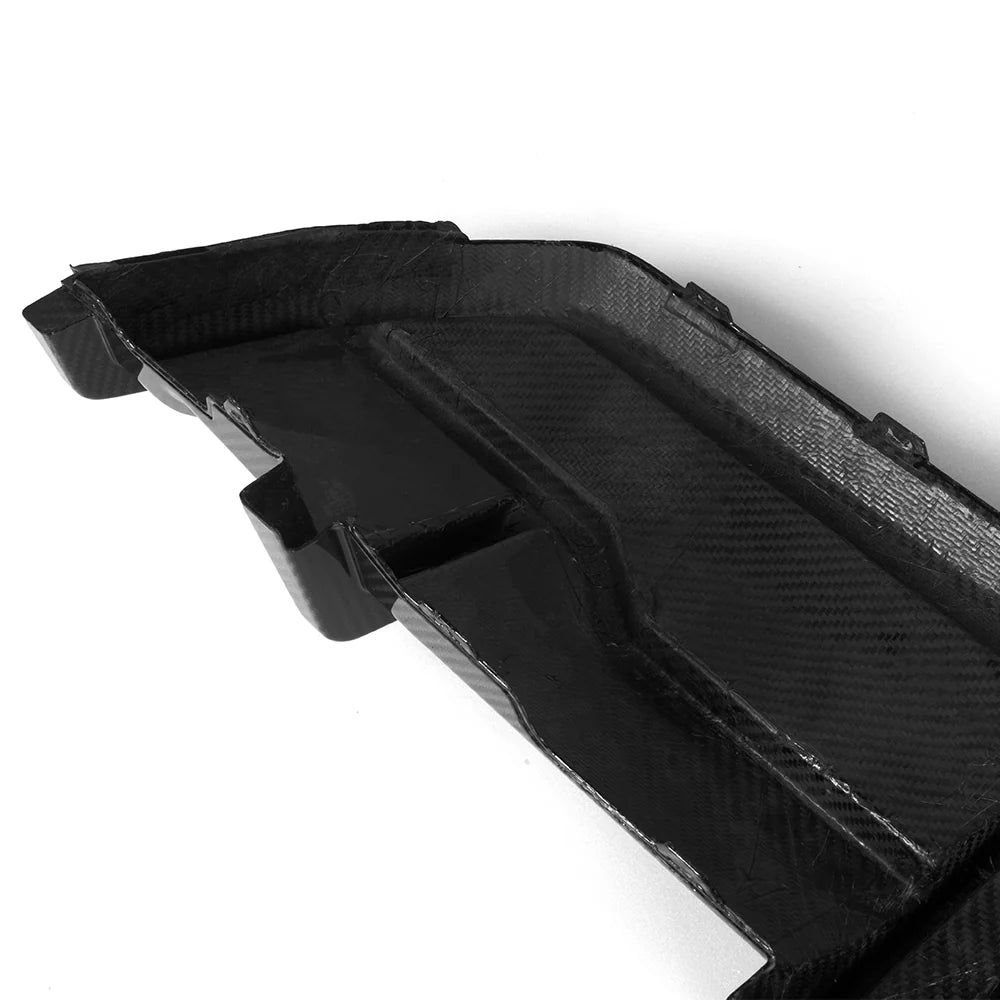 SOOQOO BMW 2 Series G42 Rear Diffuser W/brake Light In Prepreg Carbon Fiber