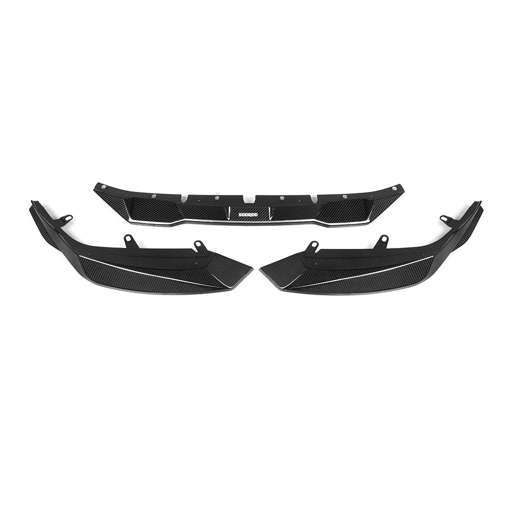 SOOQOO V2 BMW M2 G87 Front Lip In Prepreg Carbon Fiber