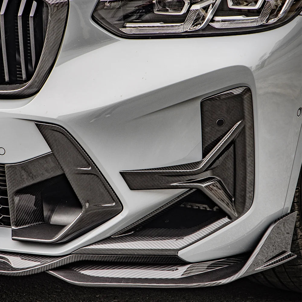 SOOQOO BMW X3M F97/X4M F98  LCI Air Inlets In Prepreg Carbon Fiber