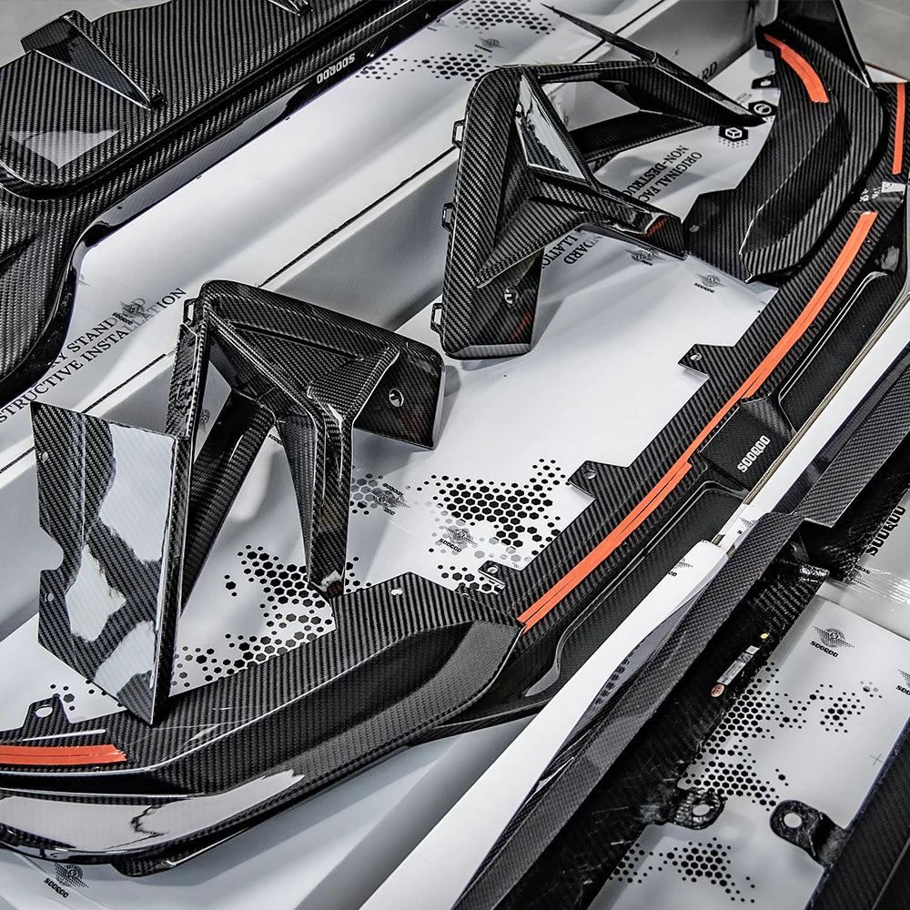 SOOQOO BMW X3M F97/X4M F98  LCI Air Inlets In Prepreg Carbon Fiber