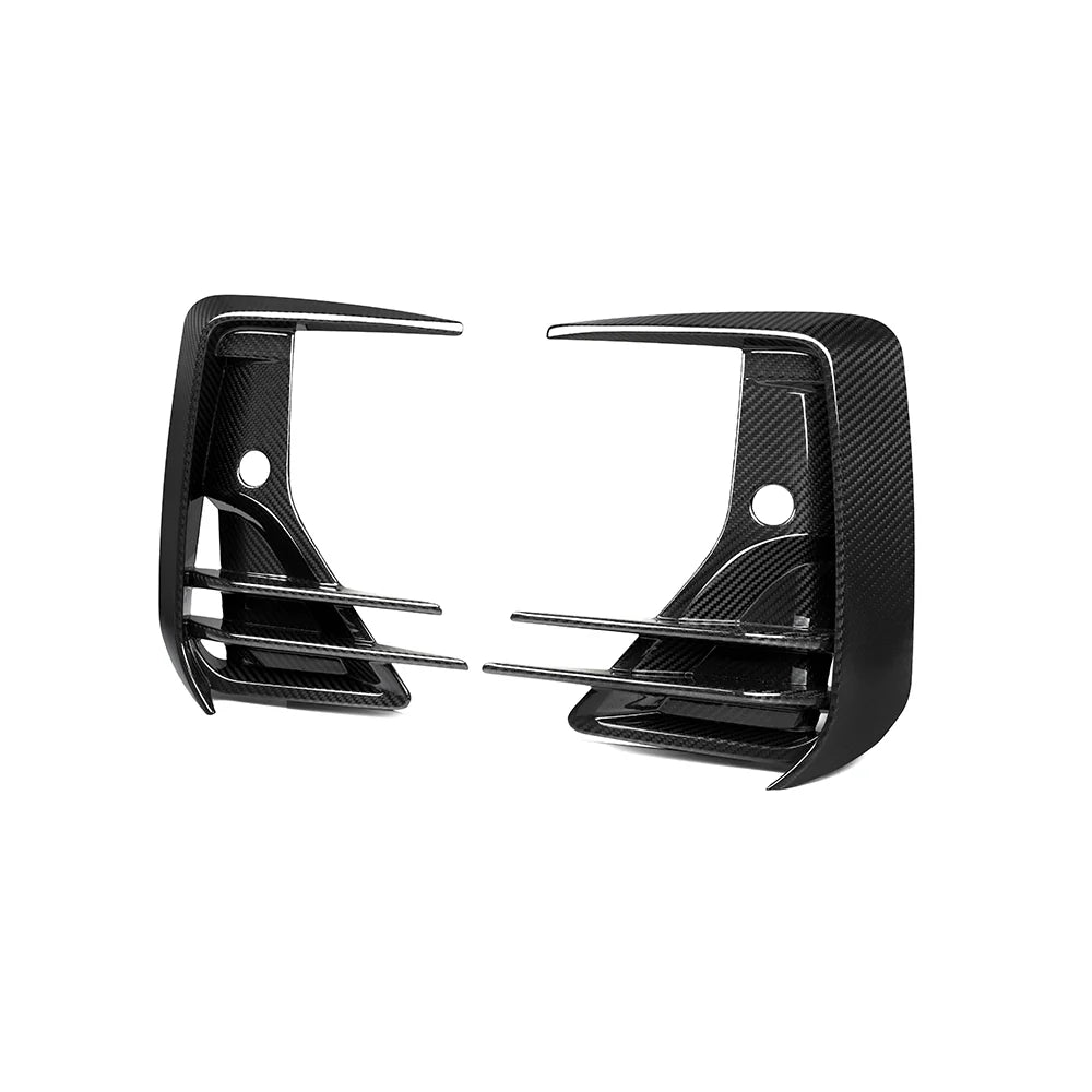 SOOQOO BMW X3 G01 LCI Front Vent Trims In Prepreg Carbon Fiber