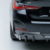 SOOQOO BMW 4 Series G26 Rear Bumper Inserts In Prepreg Carbon Fiber