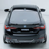SOOQOO BMW 4 Series G26 Rear Bumper Inserts In Prepreg Carbon Fiber