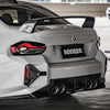 SOOQOO BMW M2 G87 Rear Bumper Inserts In Prepreg Carbon Fiber