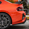 SOOQOO BMW M2 G87 Rear Bumper Inserts In Prepreg Carbon Fiber