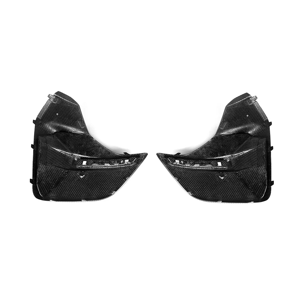 SOOQOO BMW 4 Series G26 Rear Bumper Inserts In Prepreg Carbon Fiber