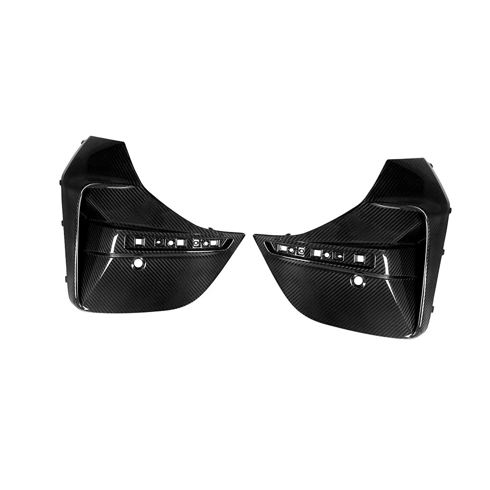 SOOQOO BMW 4 Series G26 Rear Bumper Inserts In Prepreg Carbon Fiber