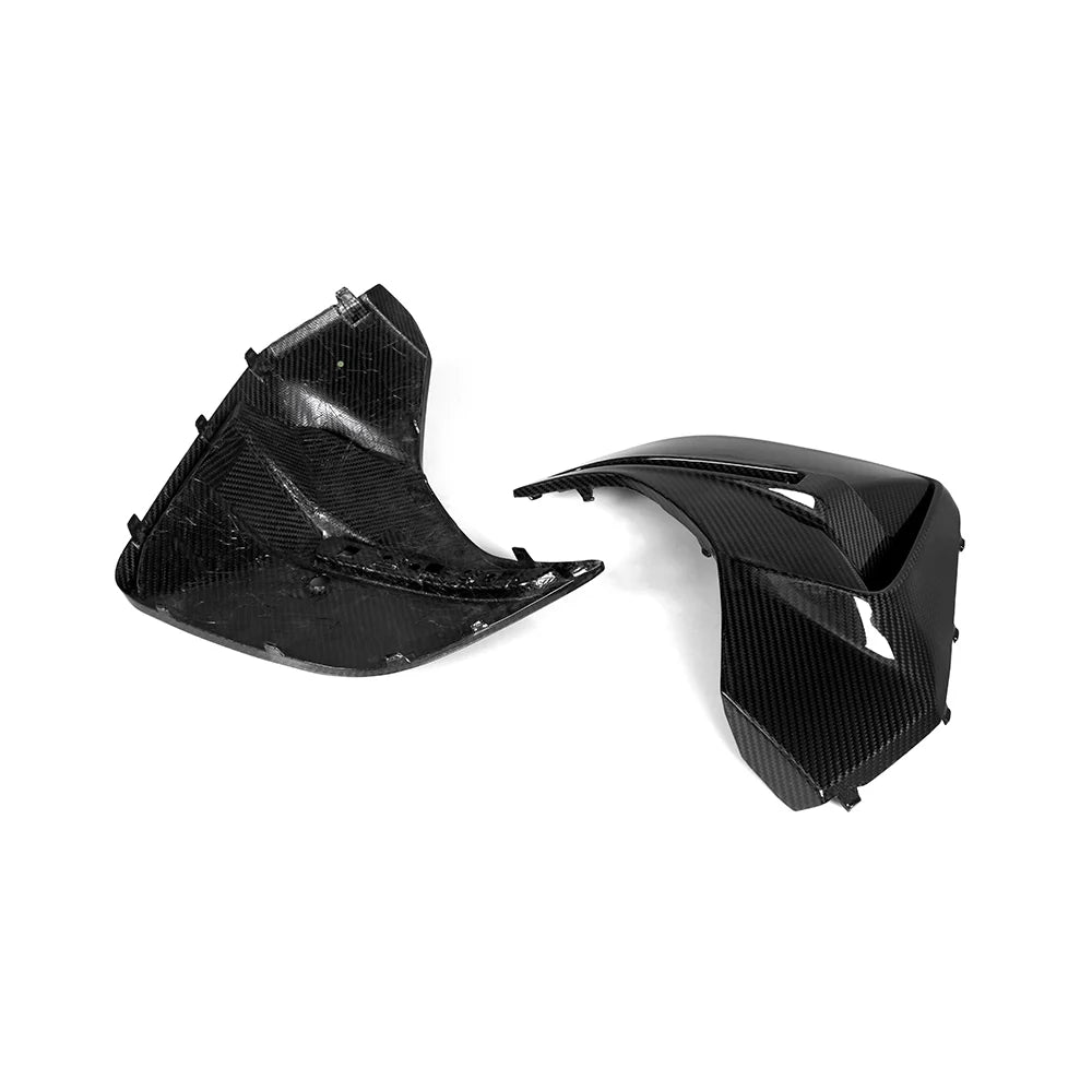 SOOQOO BMW 4 Series G26 Rear Bumper Inserts In Prepreg Carbon Fiber