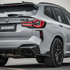 SOOQOO BMW X3M F97 LCI Rear Diffuser In Prepreg Carbon Fiber