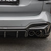 SOOQOO BMW X3M F97 LCI Rear Diffuser In Prepreg Carbon Fiber
