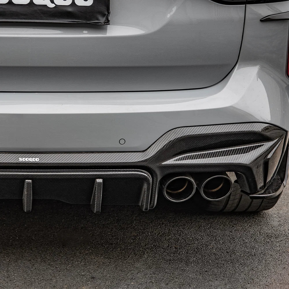 SOOQOO BMW X3M F97 LCI Rear Diffuser In Prepreg Carbon Fiber