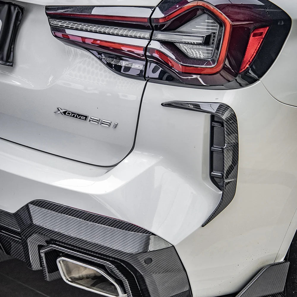 SOOQOO BMW X3 G01 LCI Rear Bumper Insert In Prepreg Carbon Fiber