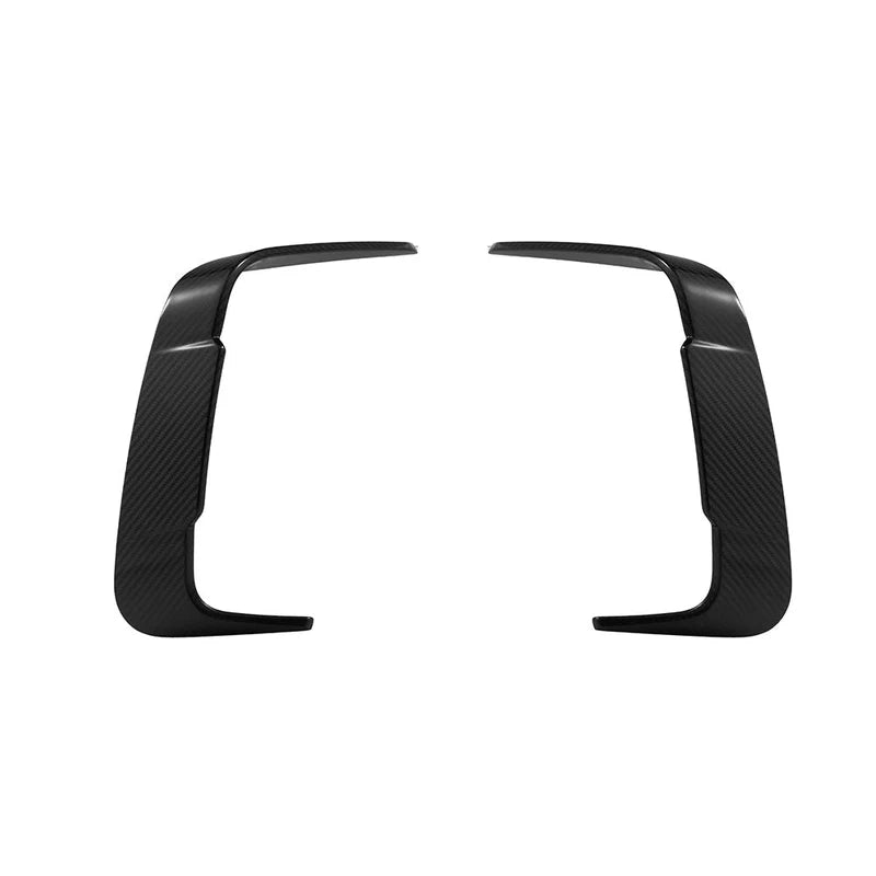 BMW M8 F91 / F92 /93 SOOQOO STYLE DRY CARBON FIBER REAR BUMPER VENT TRIMS