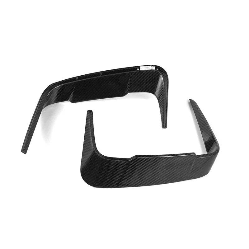 BMW M8 F91 / F92 /93 SOOQOO STYLE DRY CARBON FIBER REAR BUMPER VENT TRIMS