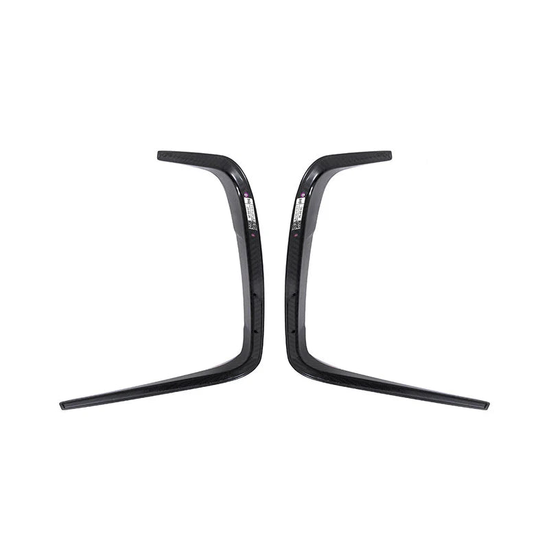 BMW M8 F91 / F92 /93 SOOQOO STYLE DRY CARBON FIBER REAR BUMPER VENT TRIMS