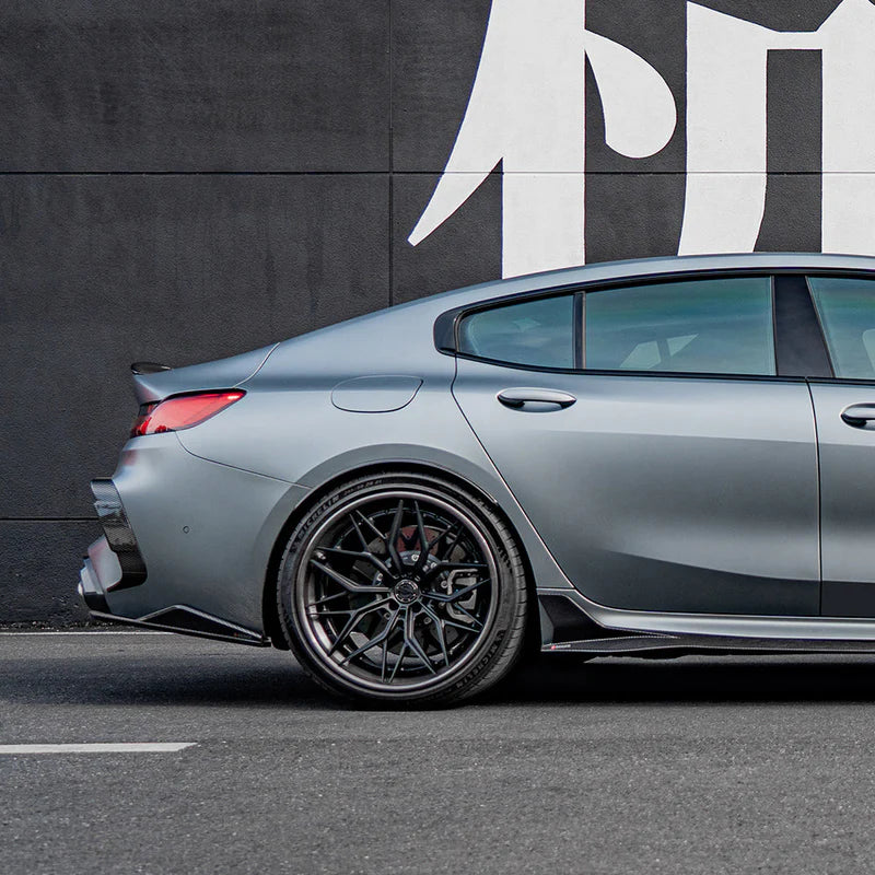 BMW M8 F91 / F92 /93 SOOQOO STYLE DRY CARBON FIBER REAR BUMPER VENT TRIMS
