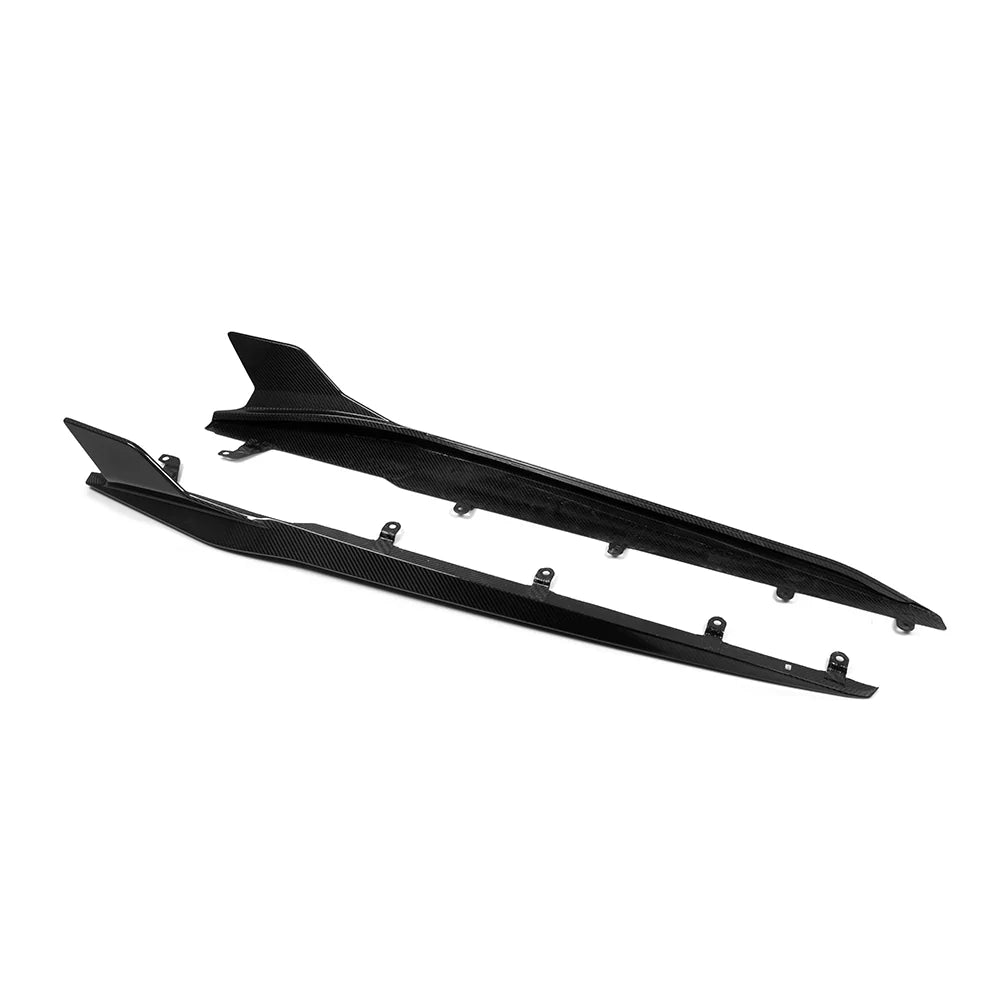 BMW M8 GRAN COUPE F93 / G16 SQ STYLE DRY CARBON FIBER SIDE SKIRTS