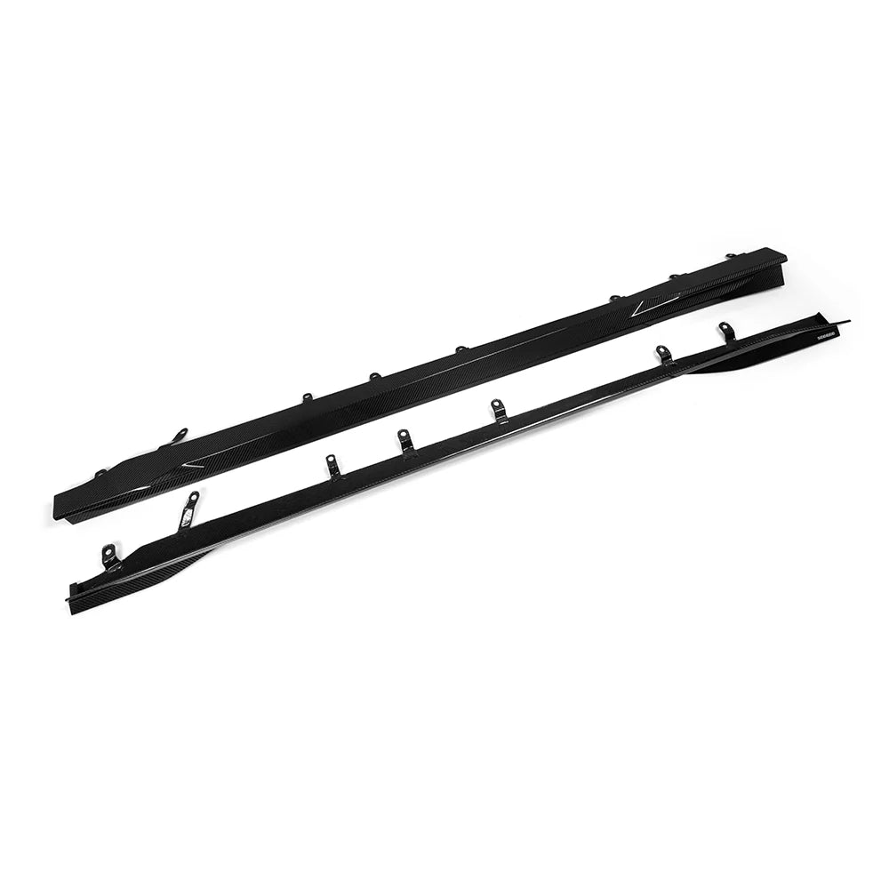 SOOQOO BMW M2 G87 Side Skirt In Prepreg Carbon Fiber