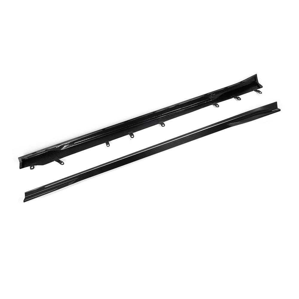 SOOQOO BMW M2 G87 Side Skirt In Prepreg Carbon Fiber
