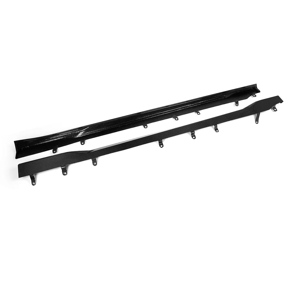 SOOQOO BMW M2 G87 Side Skirt In Prepreg Carbon Fiber